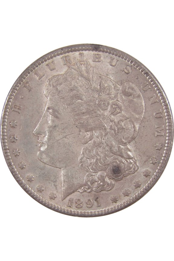 1891 CC Morgan Dollar Borderline Uncirculated Silver SKU:I17979