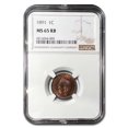 thumbnail image 1 of 1891 Indian Head Cent MS-65 NGC (Red/Brown), 1 of 3