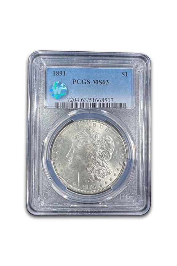 1891 Morgan Dollar MS-63 PCGS