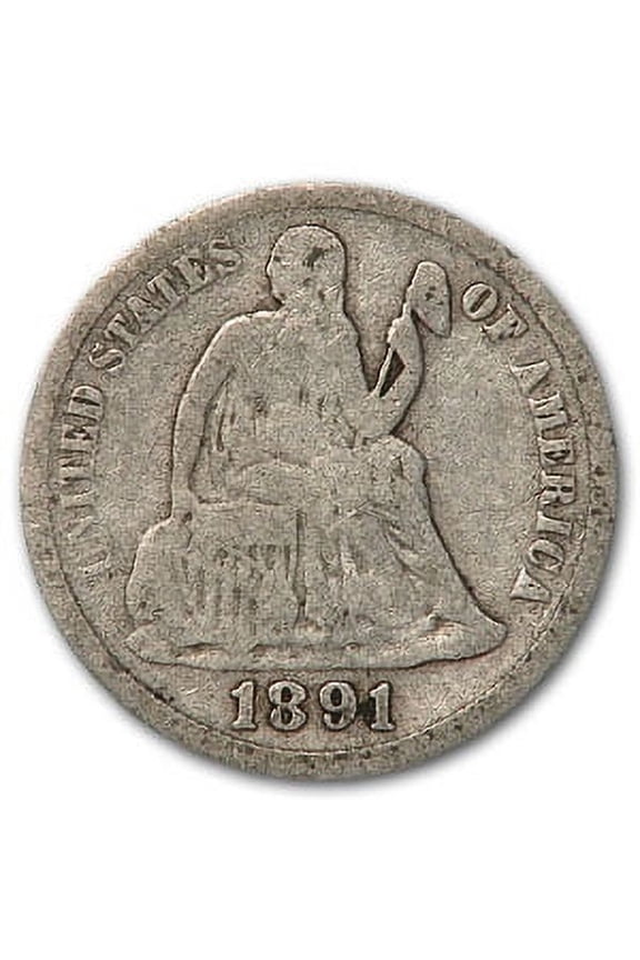 1891-S Liberty Seated Dime VG