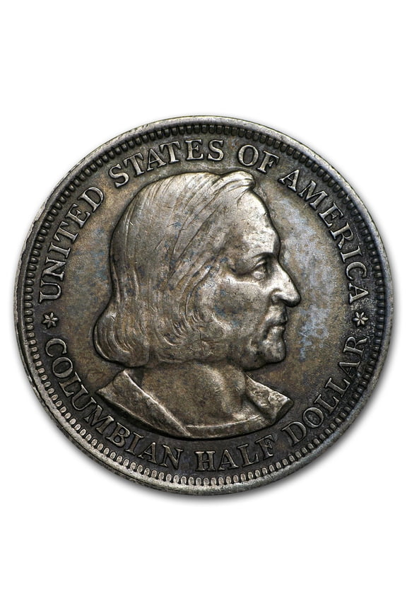 1892-1893 Columbian Expo Silver Half Dollar Avg Circ