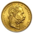thumbnail image 1 of 1892 Austria Gold 8 Florin/20 Francs AU, 1 of 2