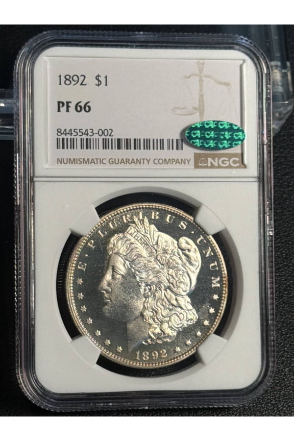 1892 Morgan Silver Dollar NGC PF-66 LOOKS 67 CAMEO AMAZING! CAC