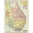 thumbnail image 1 of 1892 Rand, McNally & Co’s. Indexed Atlas of the World Map of Australia, 1 of 1