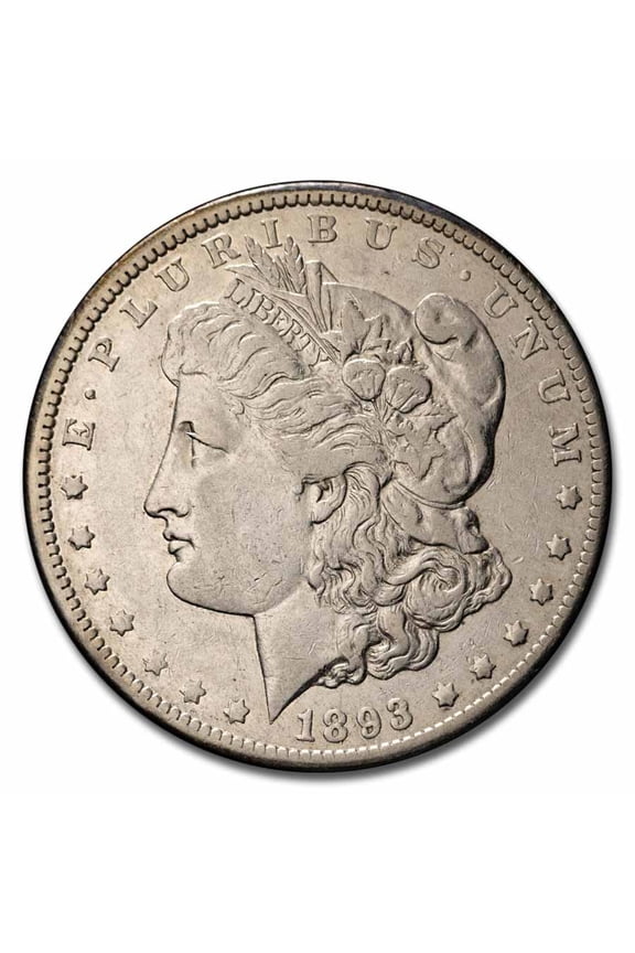 1893-CC Morgan Dollar XF Details (Cleaned)