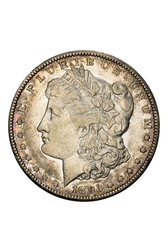 1893 CC Morgan Silver Dollar PCGS XF-40