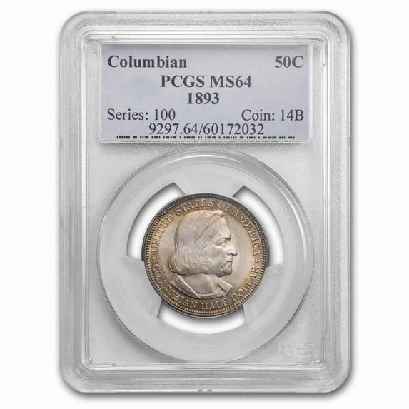 1893 Columbian Expo Half Dollar Expo MS-64 PCGS