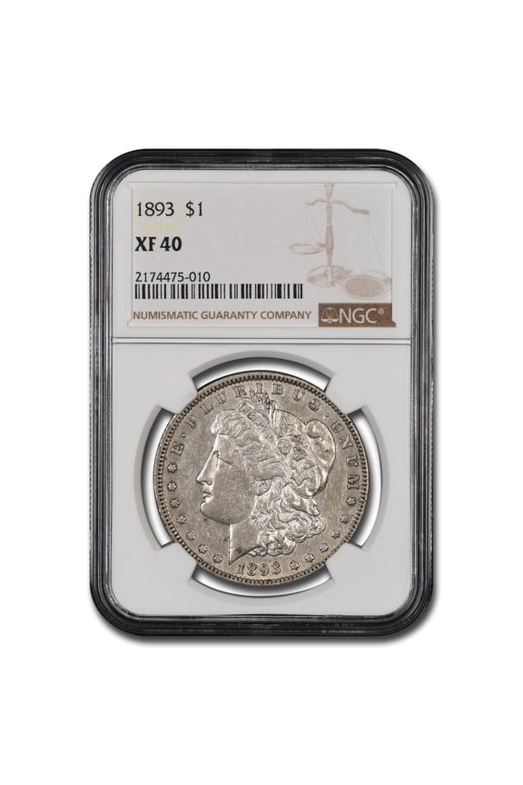 1893 Morgan Dollar XF-40 NGC