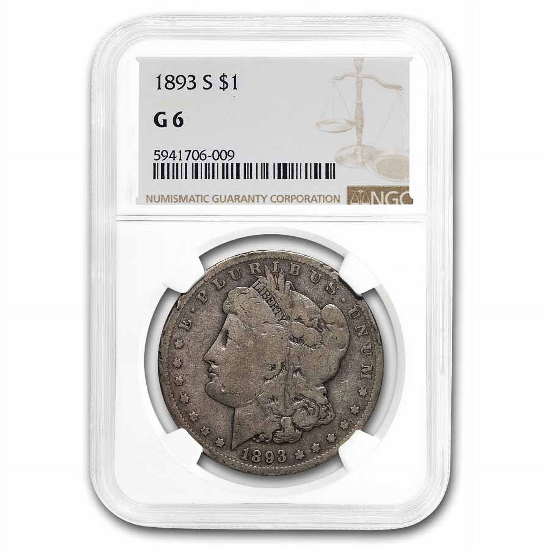 1893S Dollar Good6 NGC (Key Date)