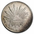 thumbnail image 1 of 1894-Go RS Mexico Silver 8 Reales Cap & Rays BU, 1 of 2