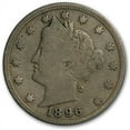 thumbnail image 1 of 1896 Liberty Head V Nickel Fine, 1 of 2