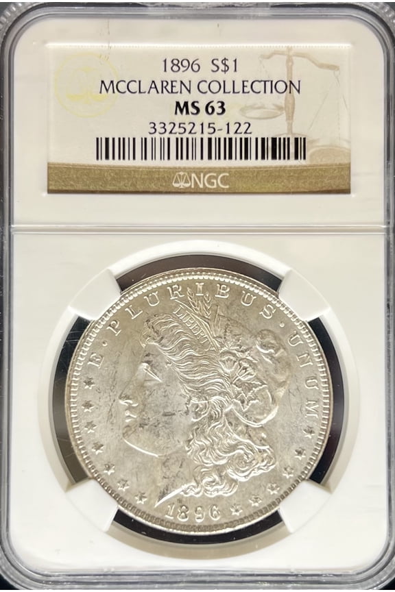 1896 Morgan Dollar MS63 NGC (PA3325215122)