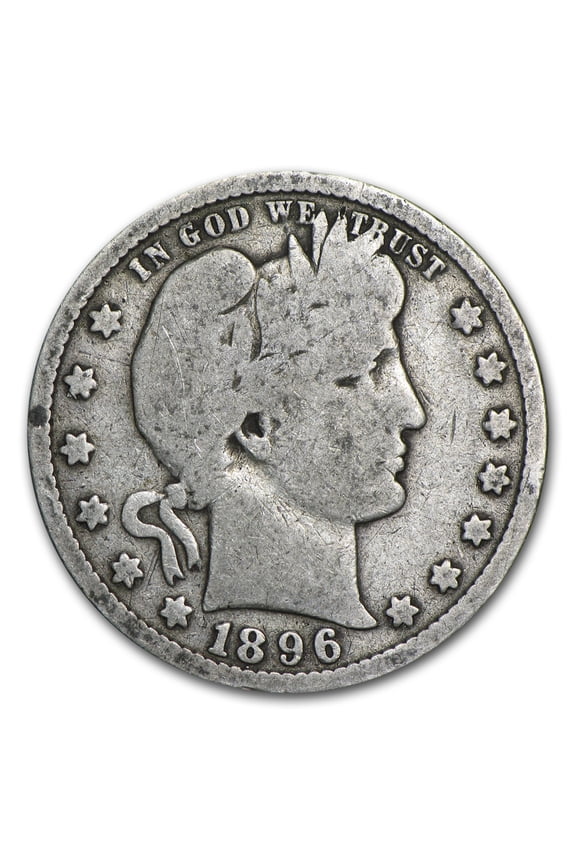 1896-S Barber Quarter Good