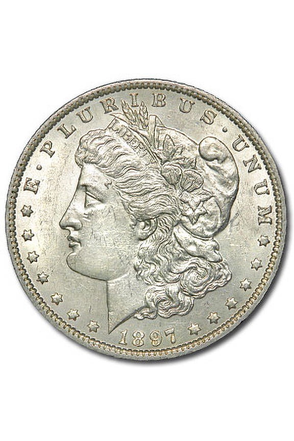 1897 Morgan Dollar BU (VAM-6A, Pitted Rev, Top-100)
