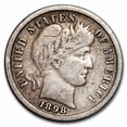 thumbnail image 1 of 1898 Barber Dime Fine, 1 of 2