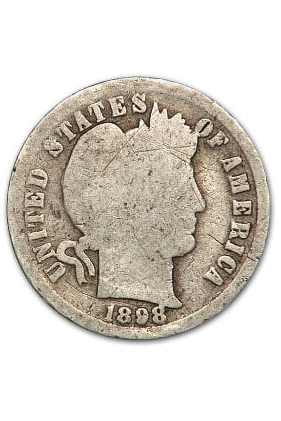 1898 Barber Dime Good/VG
