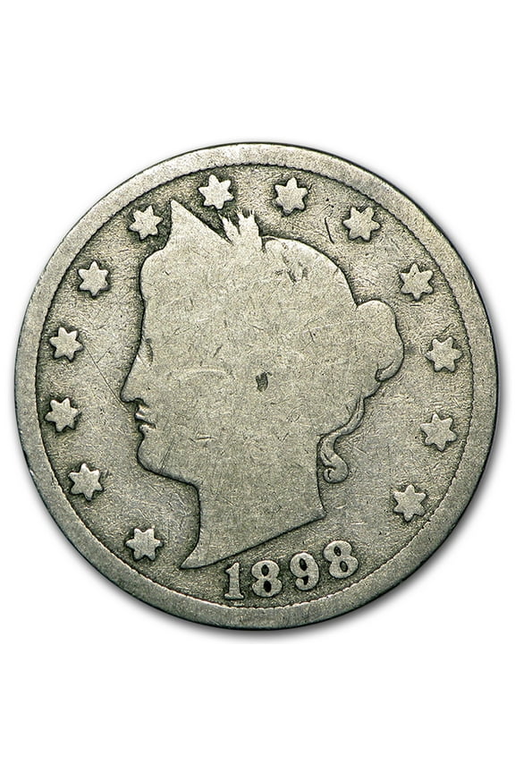 1898 Liberty Head V Nickel Good+