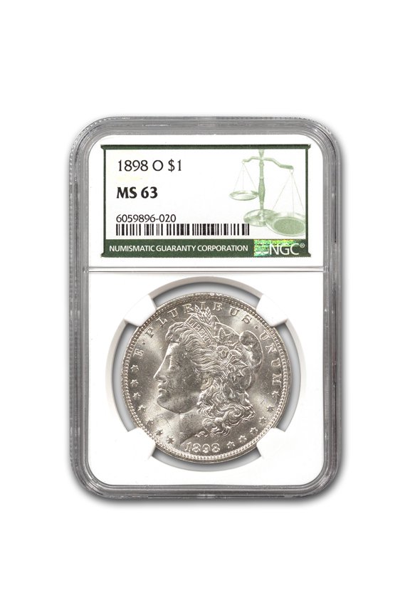 1898-O Morgan Dollar MS-63 NGC (Green Label)