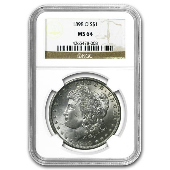 1898-O Morgan Dollar MS-64 NGC