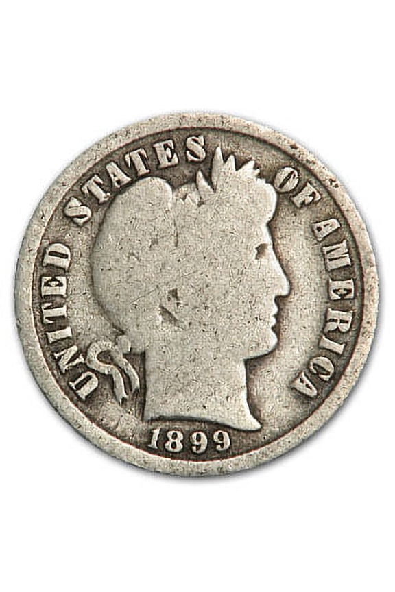 1899 Barber Dime Good/VG