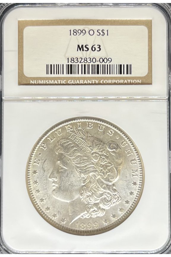 1899-O Morgan Dollar MS63 NGC (PA1832830009)