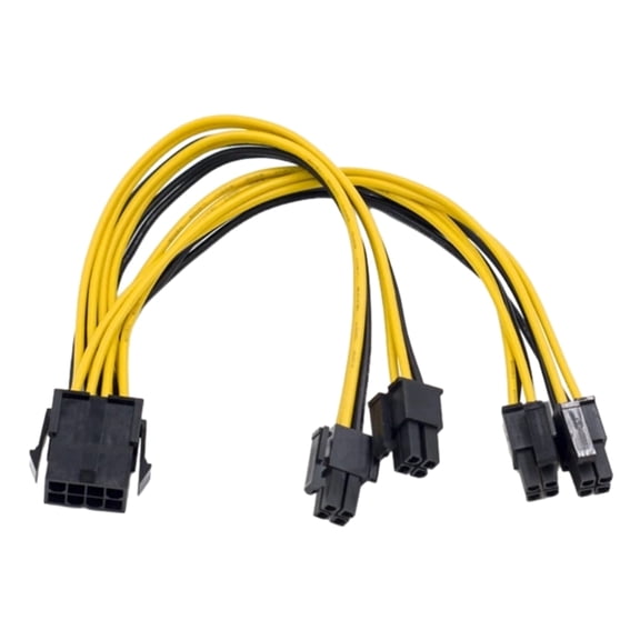18AWG 8Pin Graphics Card Power Cable for Tesla K80 A100 M60 P40 V100 A6000 Power Supply, 8pin to 6pin 8pin Splitter Cord