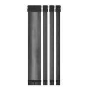 18AWG PSU Cable Extension Set for PC Includes 1x24Pin ATX, 1x8Pin EPS, 2x8Pin PCIE Cables with Combs, 30cm Color Option