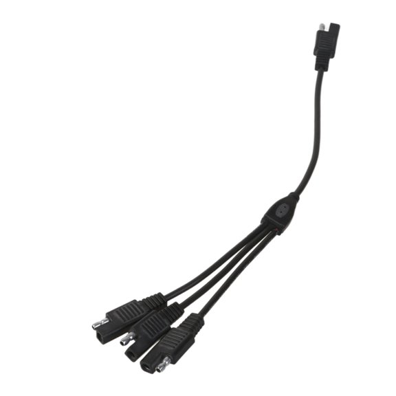 18AWG SAE Y Splitters Cable SAE 1 to 2/3/4 Charging Power Automotive Connectors Cable Y Splitters for Camp Trailer