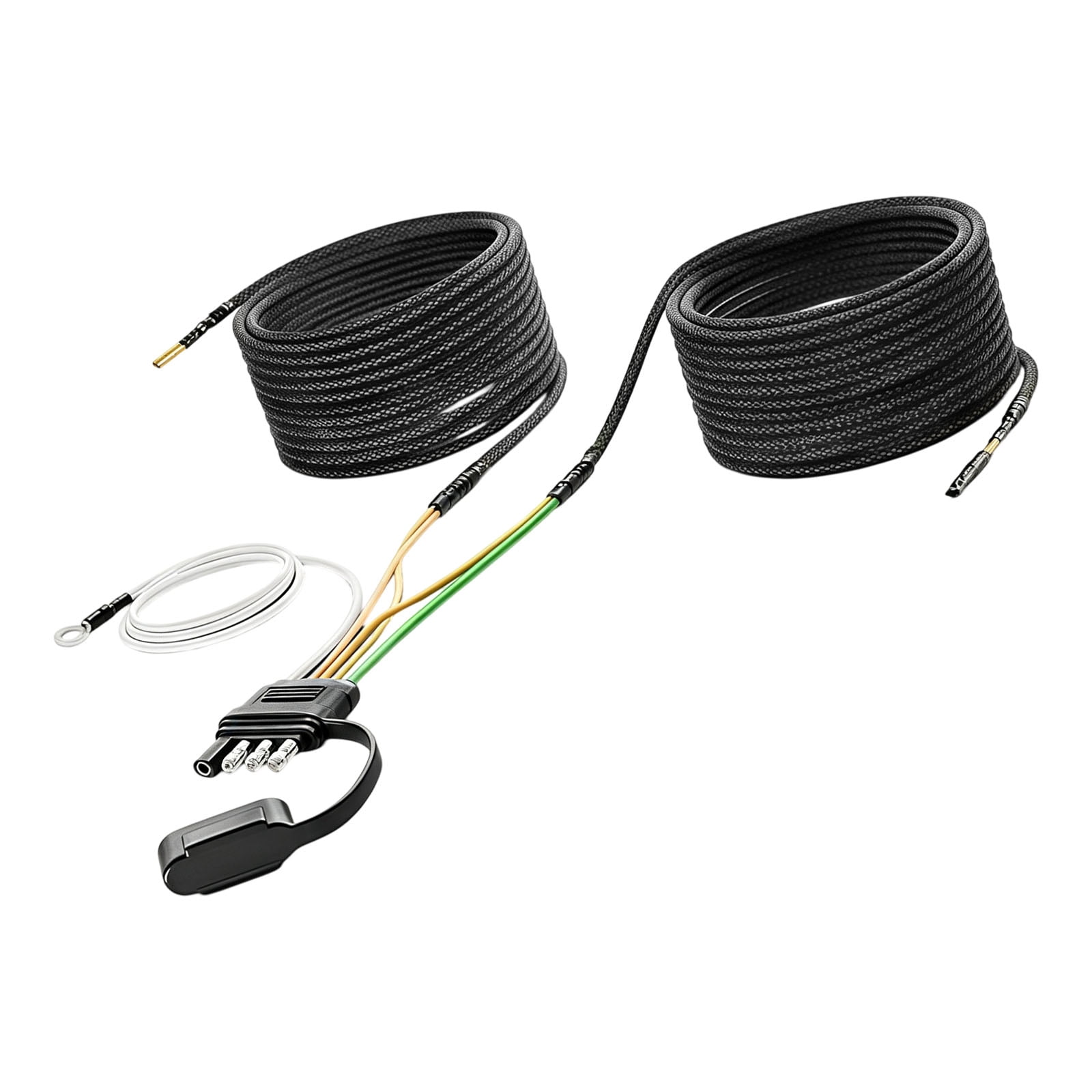 18AWG Trailer Light Wiring Assembly 4-Pin 5 Wire for Tail Lamp, Turn ...