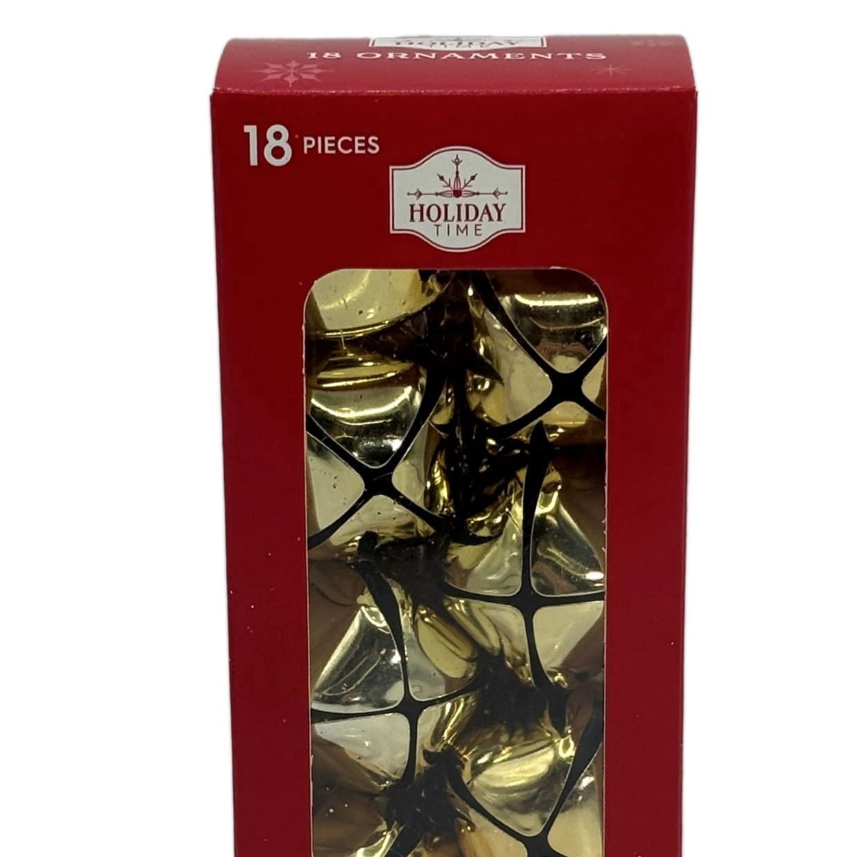 18-Count Gold Metal Jingle Bell Christmas Ornaments, 1", by Holiday Time