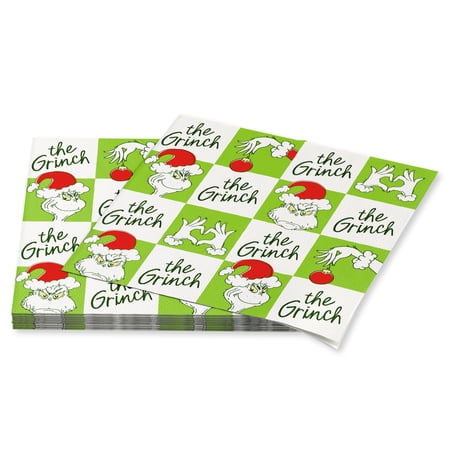 American Greetings Dr. Suess' The Grinch Christmas Paper Party Napkins (18-Count)