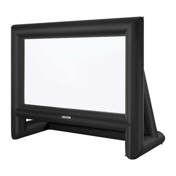 18FT Inflatable Movie Screen, Inflatable Projector Screen with Portable Storage Bag, 16:9 Easy Set Up Movie Projection for Outdoor Backyard, Home Theater, Theme Party