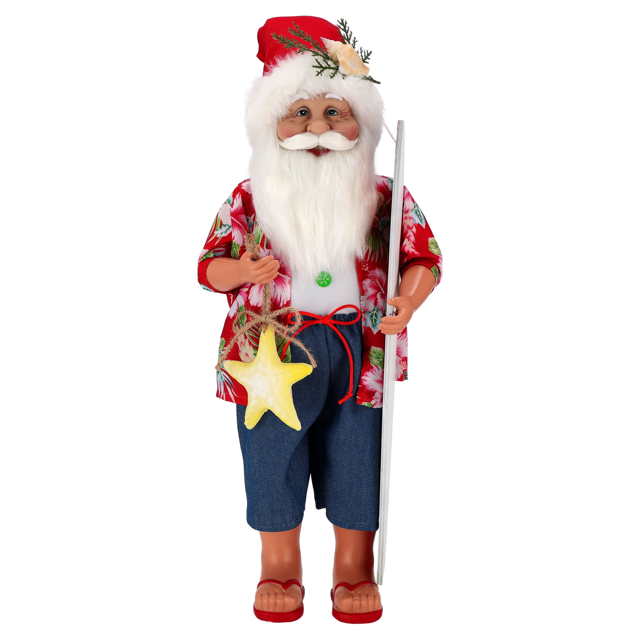 Beach Santa Holiday Decor for Home