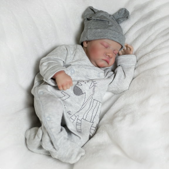 18INCH Realistic Reborn Newborn Baby Doll Vinyl Silicone Handmade Lifelike Toddler Boy Dolls Gift