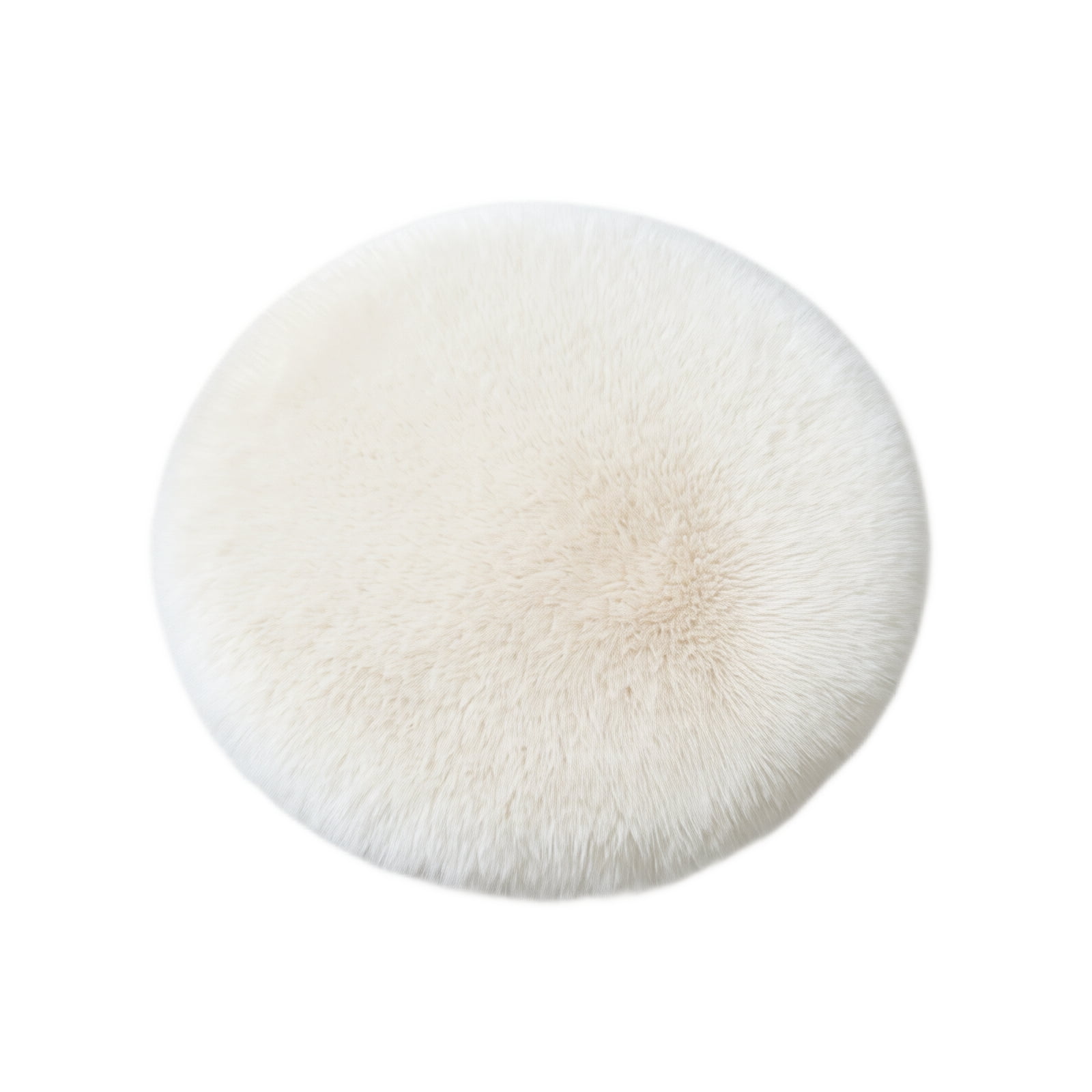 Soft Mat For Rabbit 18In Soft Rabbit Plush Round Pet Cushion Pad Multi Purpose Sleeping Mat ...