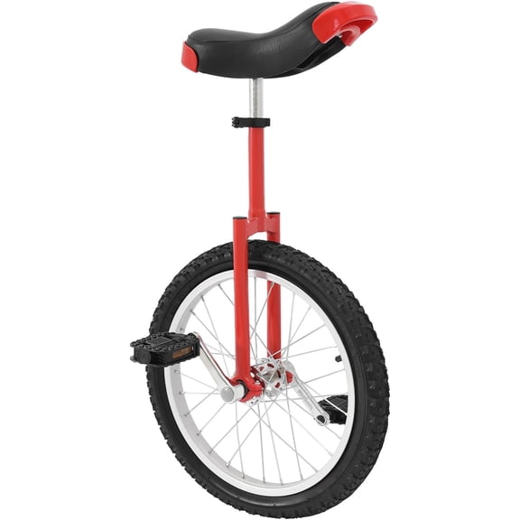 18Inch Outdoor Unicycle Unicycles for Adults Adjustable Height 28'' to 33'' Balance Bike One Wheel Bike for Adults Outdoor Sports Fitness Exercise
