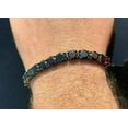 thumbnail image 1 of 18K Black Diamond Tennis Bracelet With Black Rhodium Plating In Sterling Silver 925, Black Diamonds,Christmas gift's,Black Gemstone Bracelet, 1 of 3