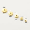 18K Gold 01 14K 18K Gold Plated 1030Pcs 3 4 5 6 8mm Spacer Beads for