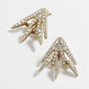 Amy and Annette 18K Gold Plated Centauri Ear Jackets with crystals