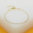 thumbnail image 1 of 18K Gold Filled 1mm Ball Bracelet (I367), 1 of 4