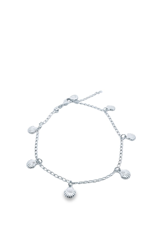 18K Gold Filled Beach Sea Shells Charm Anklet (E19)