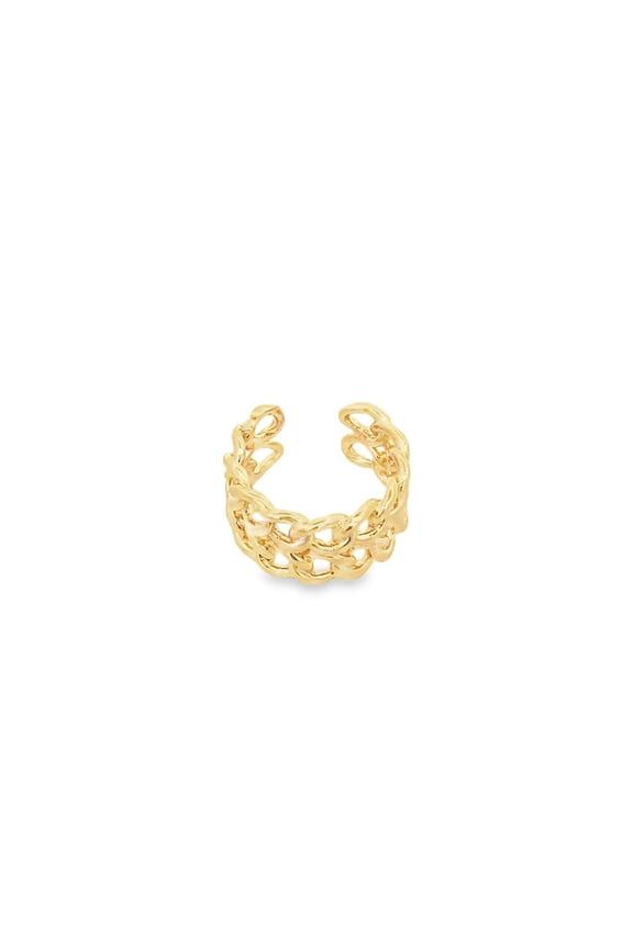 18K Gold Filled Double Braided Ring
