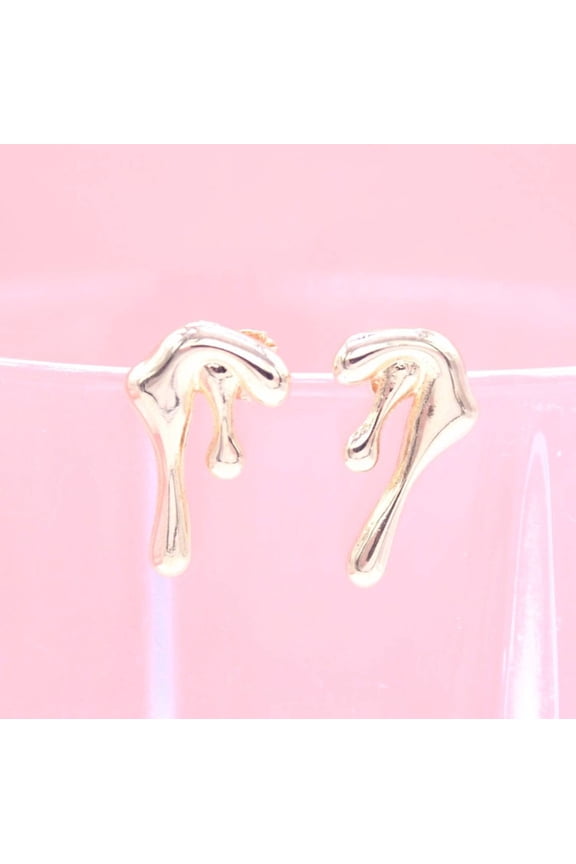18K Gold Filled Drip Earrings (L168)