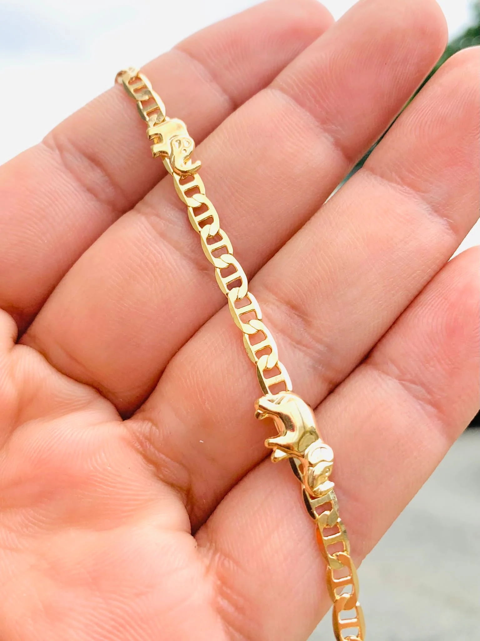 Royal Chain 14K Gold 13.8mm Mariner Link Bracelet RC14310-07 | McChristy  Jewelers | Columbus, NE