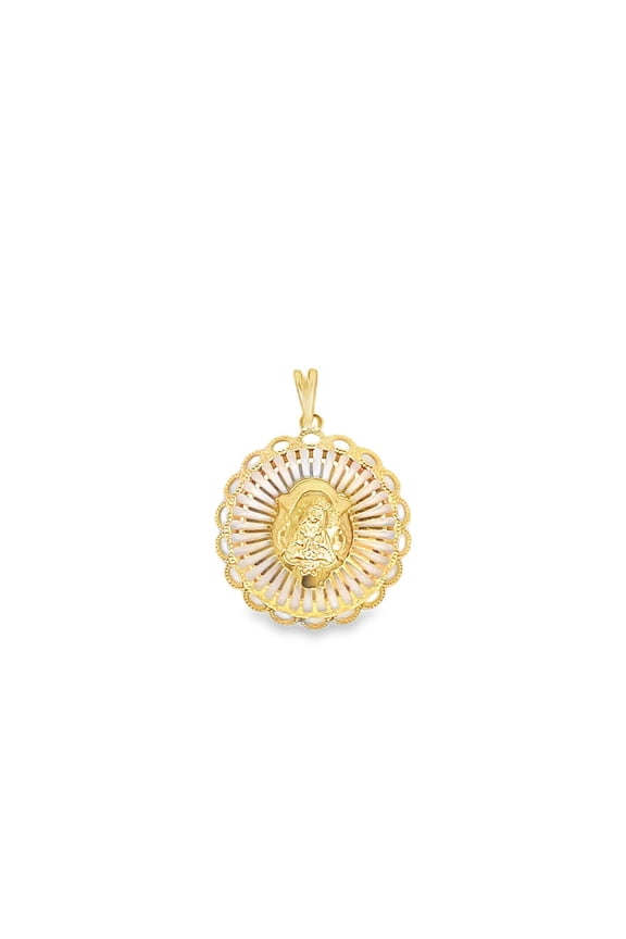 18K Gold Filled Religious Pendant