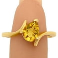 thumbnail image 1 of 18K Gold Over Brass Natural Citrine Ring s.8 Jewelry RM-1731 TGR1001_G_8, 1 of 6
