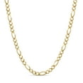 thumbnail image 1 of 18K Gold Over Sterling Silver Figaro Chain Necklace 24 Inches, 1 of 1