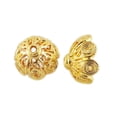 thumbnail image 1 of 18K Gold Overlay Bead Cap CG-150, 1 of 2