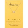 18K Gold Plated 12 Zodiac Sign Letter Pendant Necklace For Women Girls