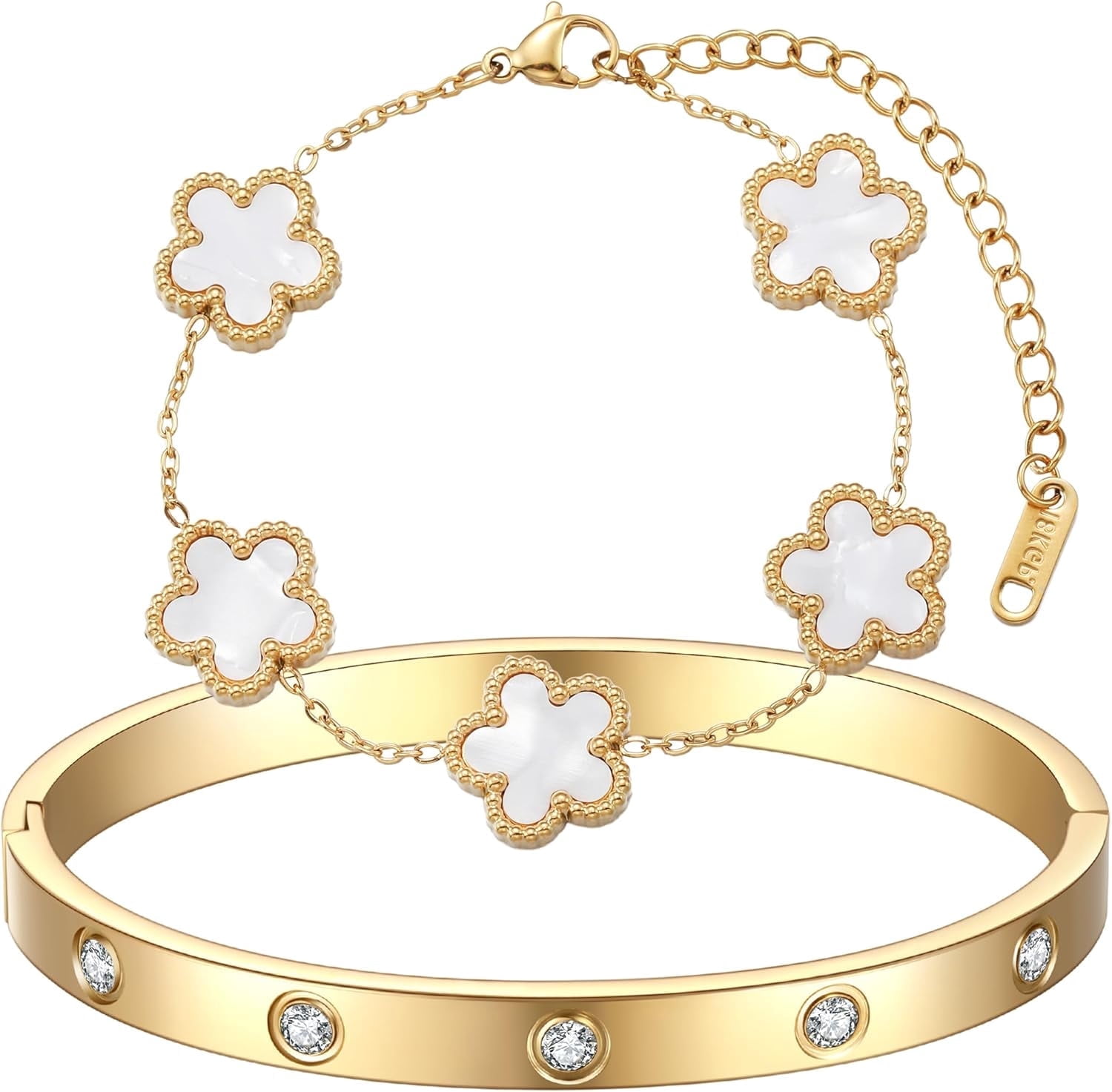18K-Gold-Plated-Clover-